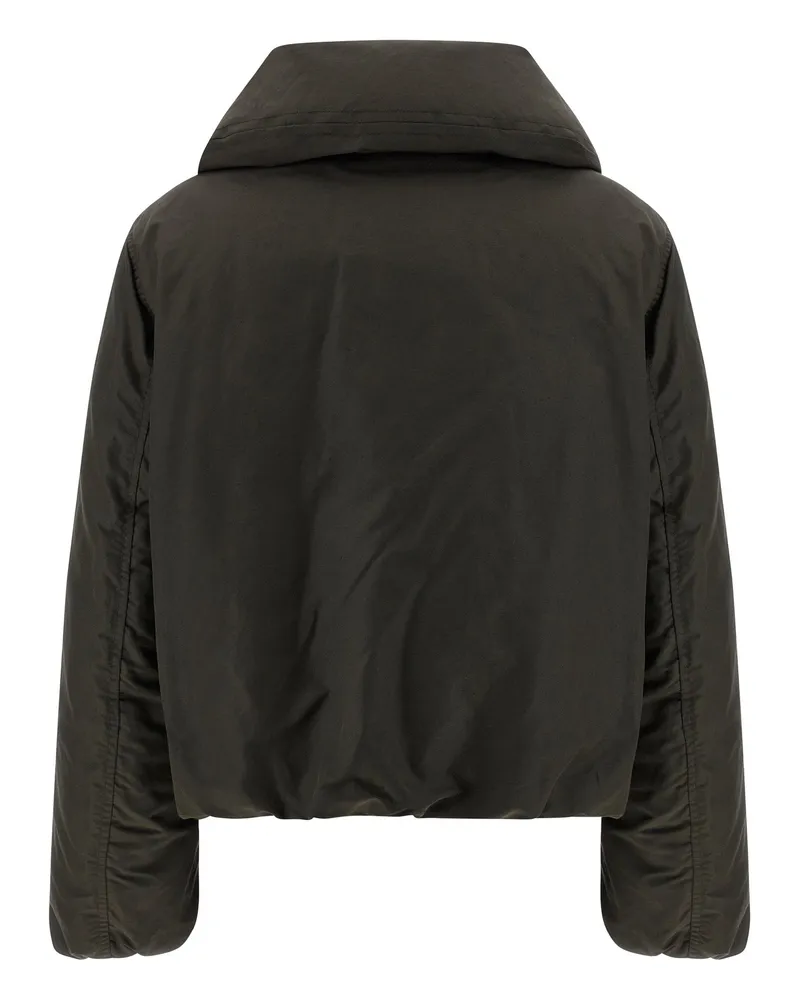 Christophe Lemaire Bubble Collar Down Jacket — Charcoal Charcoal