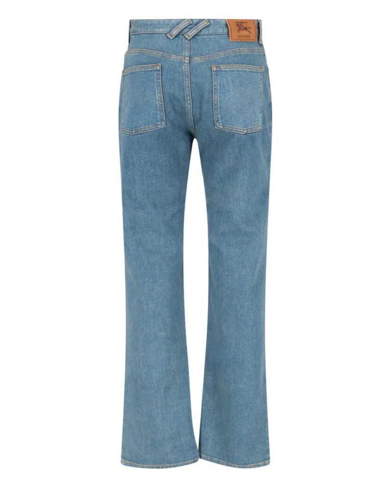 Burberry Women's Jeans Blue Cotton Blue