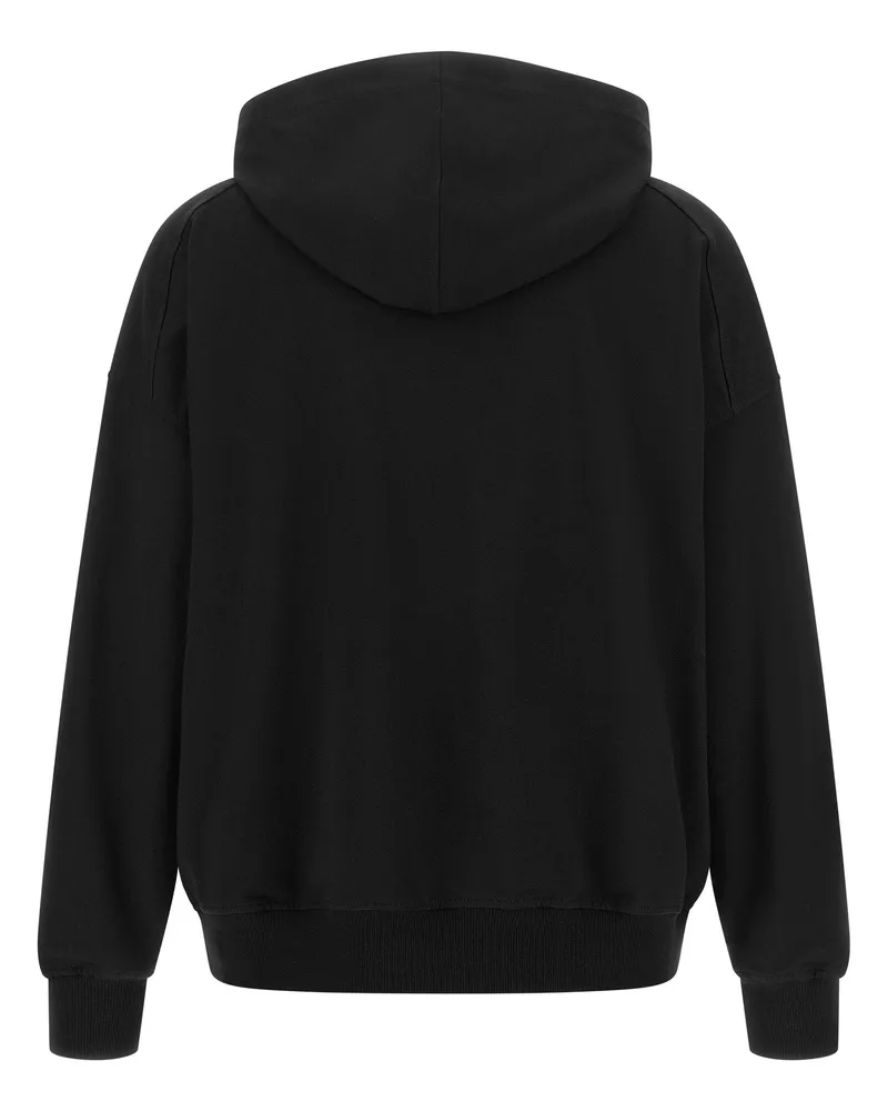 Brunello Cucinelli Lightweight Stretch Cotton Hoodie — Black Black