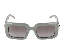 Women's Sunglasses Glossy Khaki Green Acetate