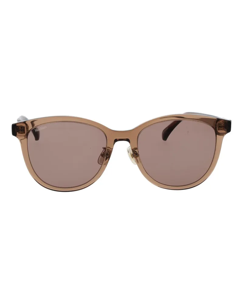 Max Mara Women's Brown Acetate Sunglasses Brown