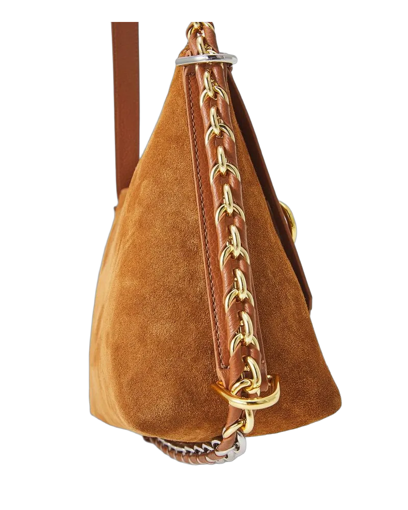 Coccinelle Women's Shoulder Bag Cognac Cow Leather Shoulder-bags Cognac