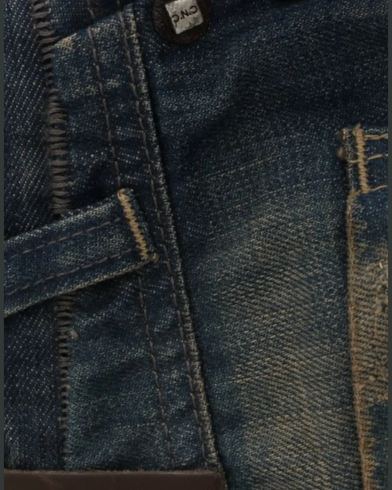 CoSTUME NATIONAL Women's Blue Straight Leg Jeans Cotton Clothing Blue