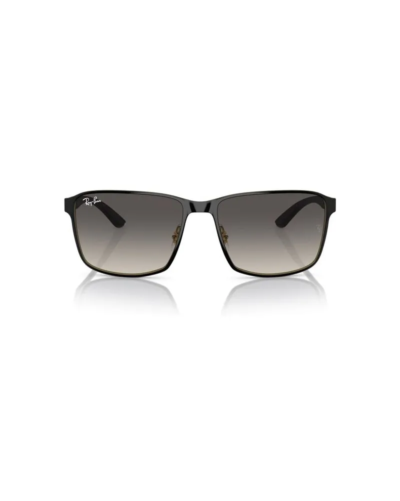 Ray Ban Unisex Sunglasses Black-Gold Metal Eyewear - Black/gold Black