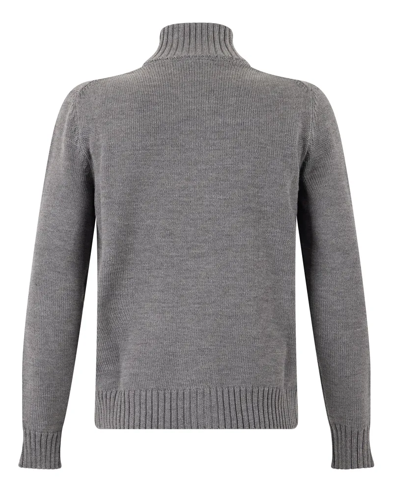 Slowear Virgin Wool Cardigan — Brown Brown