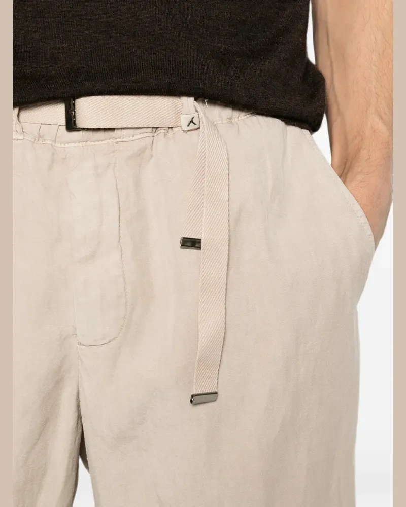 MYTHS Men's Belted Elasticated Shorts Ss26 M Beige