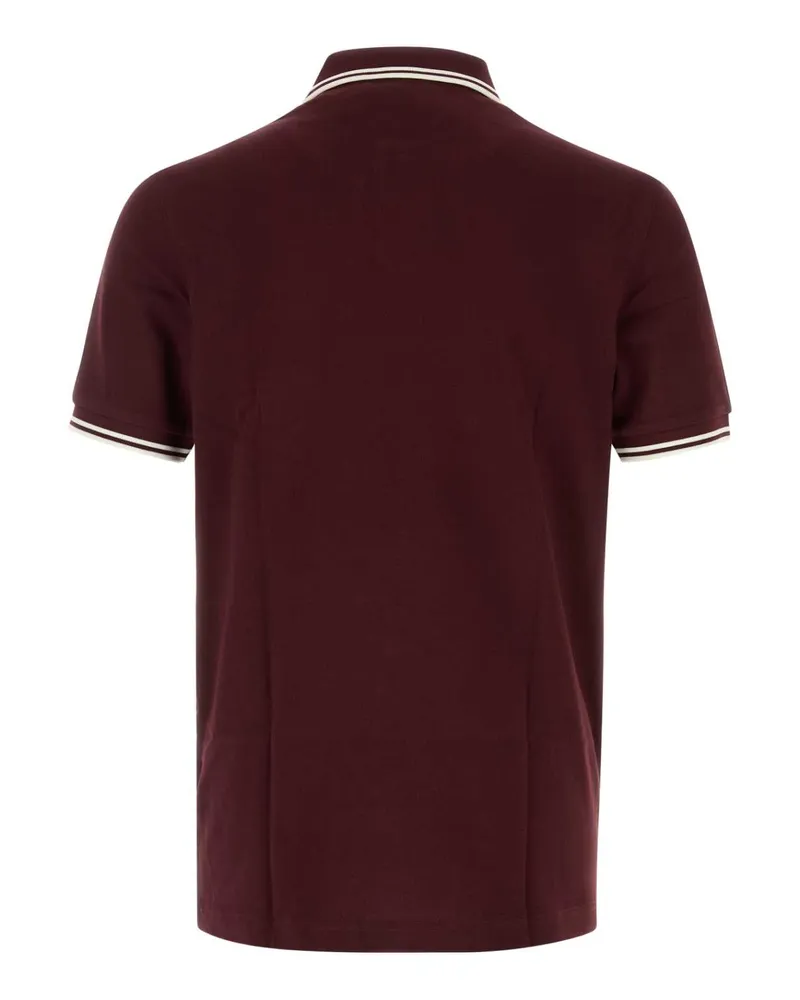 Fred Perry Twin Tipped Polo Shirt — Burgundy Burgundy