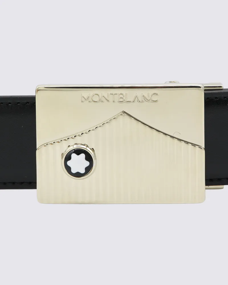 Montblanc Men's Belts Black _le Black