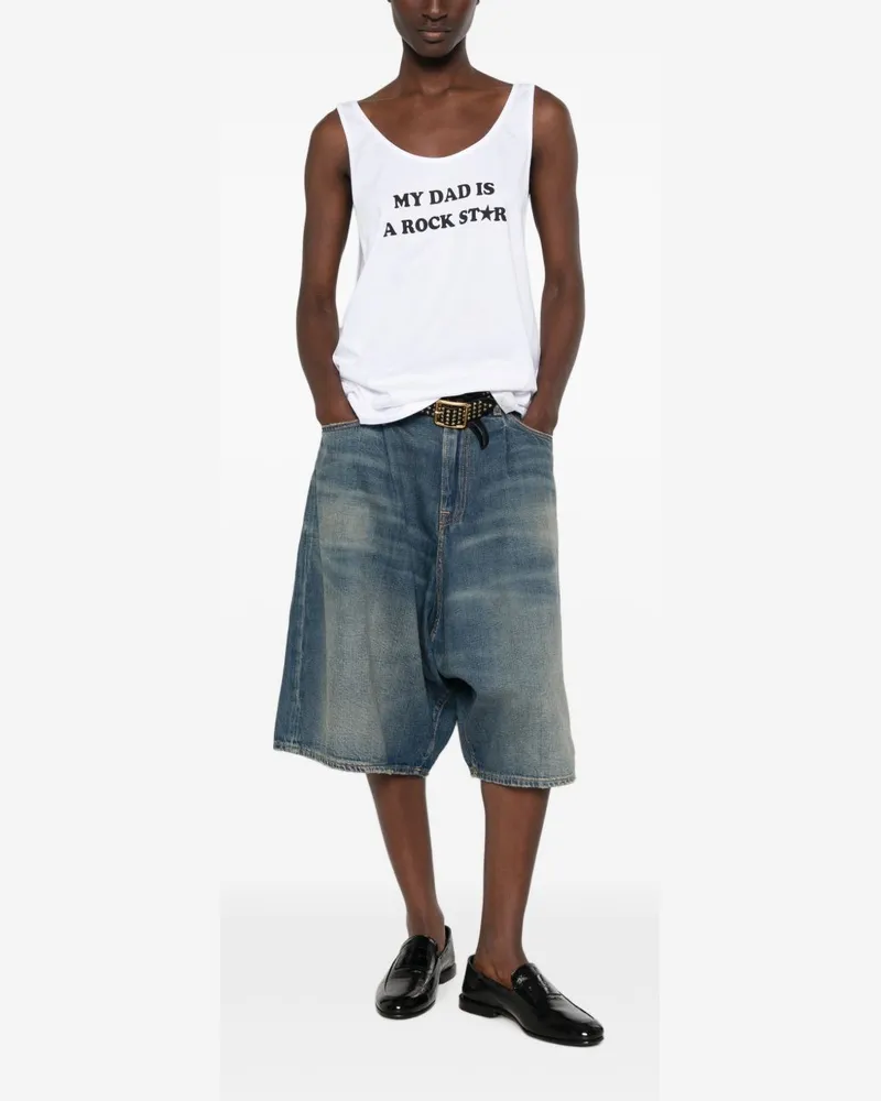 Stella McCartney Graphic Slogan Print Tank Top — White White