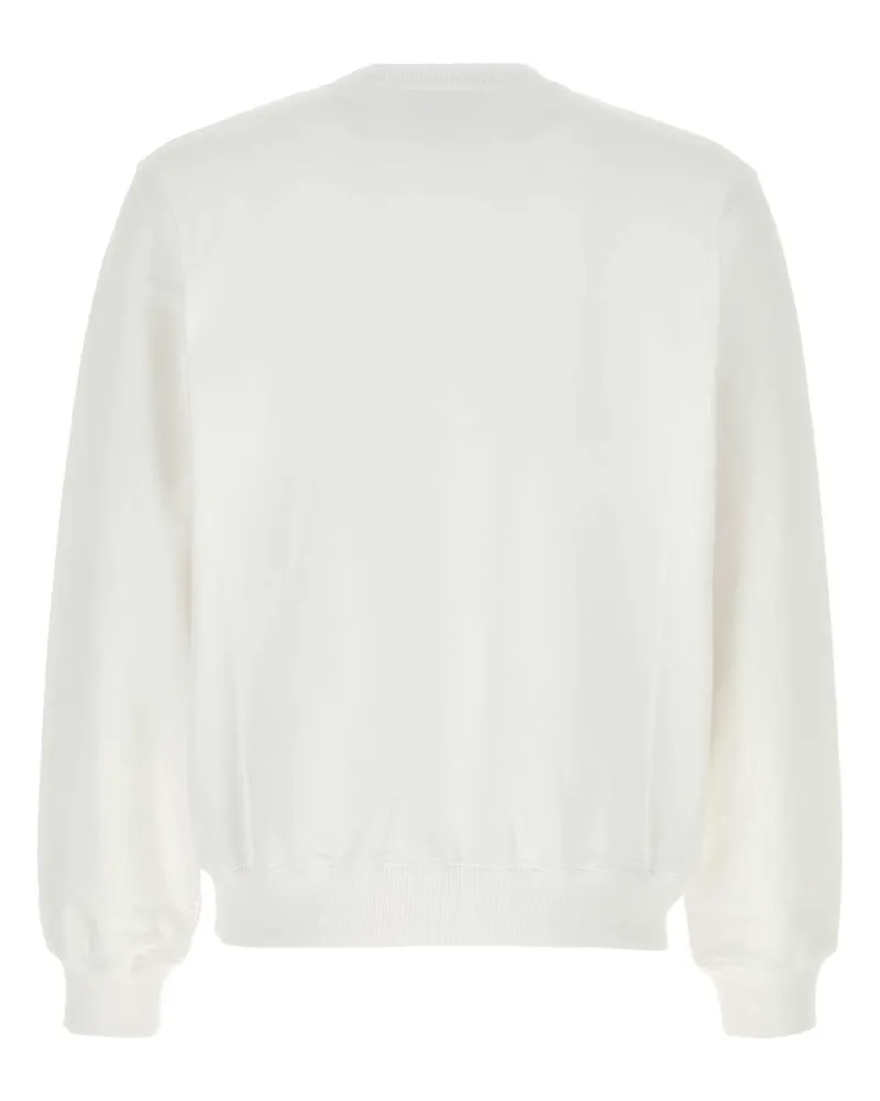 Casablanca Paris Men White Cotton Sweatshirt Equipementsportif Exterior: Organic Felpe White