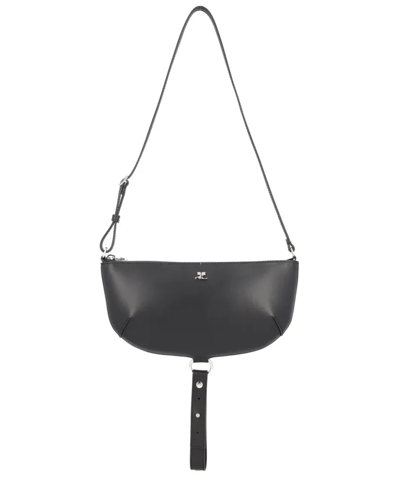Courrèges Holy Eclipse Shoulder Bag — Black Black