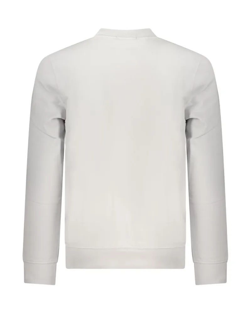 Calvin Klein Cotton Crew Neck Sweatshirt — Gray Gray