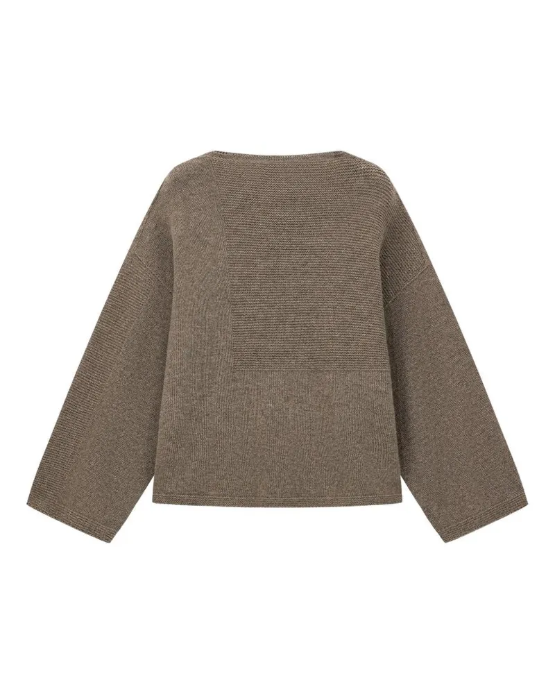 Emporio Armani Wool Fine Knit Sweater — Grey Grey