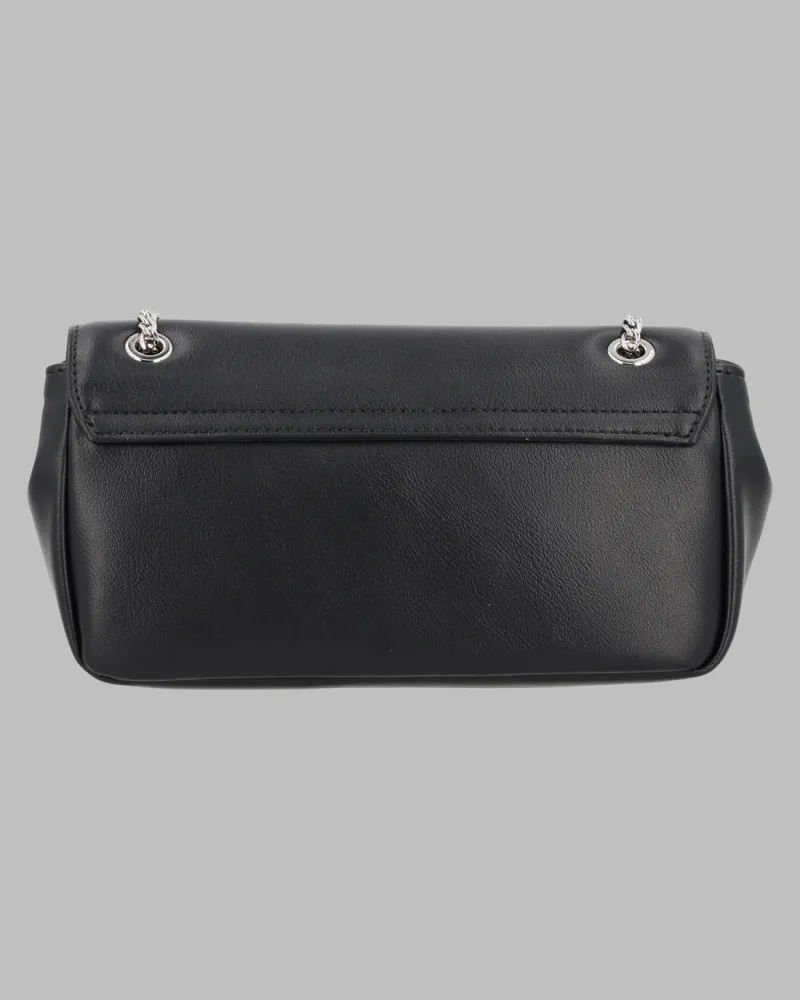 Vivienne Westwood Women's Shoulder Bag Logo Black Polyester Black