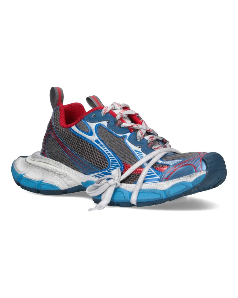 Balenciaga Men's Sneakers Blue Polyurethane Blue