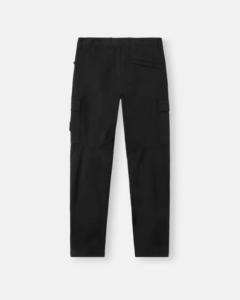 Stone Island Multi-Pocket Cargo Cargo Pants — Black Black