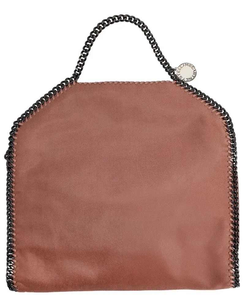 Stella McCartney Women's Falabella Fold Over Tote Bag Brown Polyester Shoulder Brown