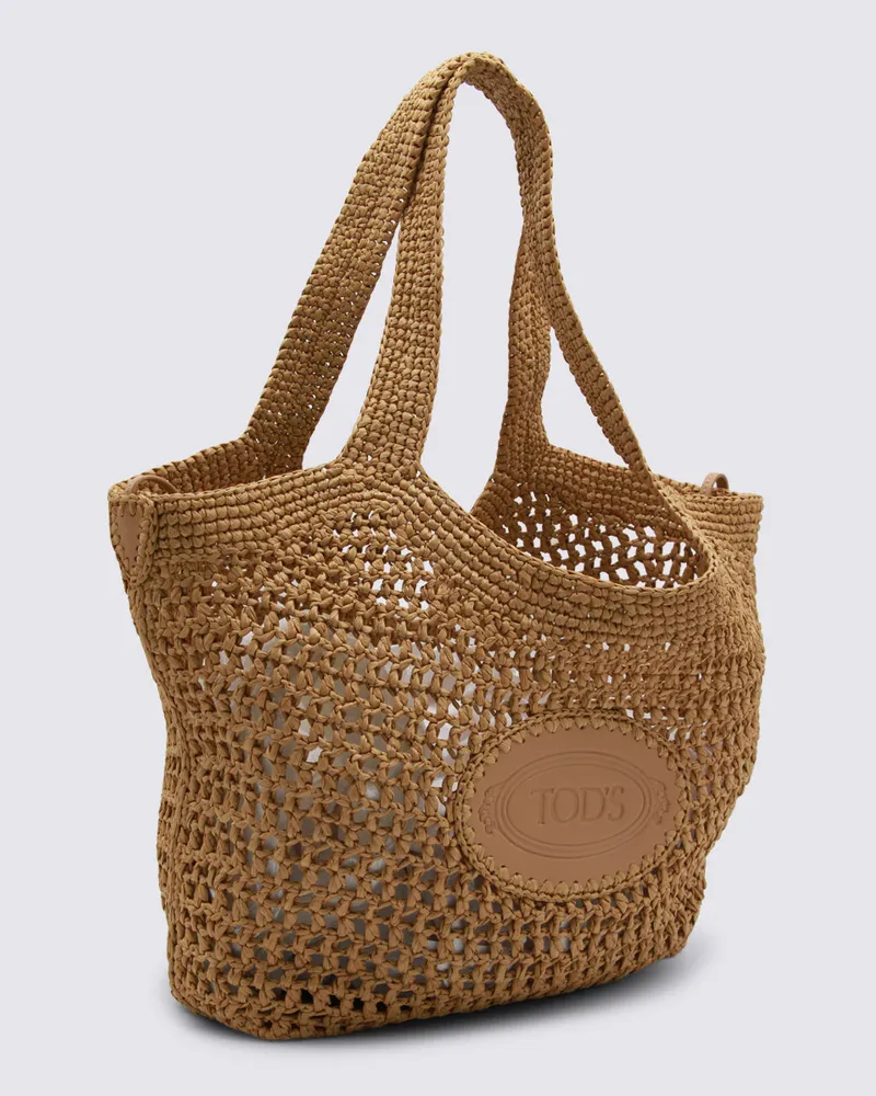 TOD'S Women's Bags Naturale _raffia Beige