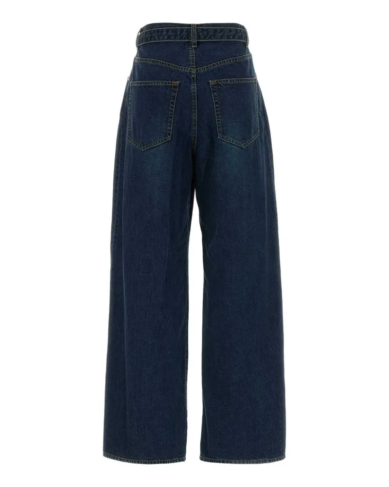 Sacai Pants Jeans — Blue Blue