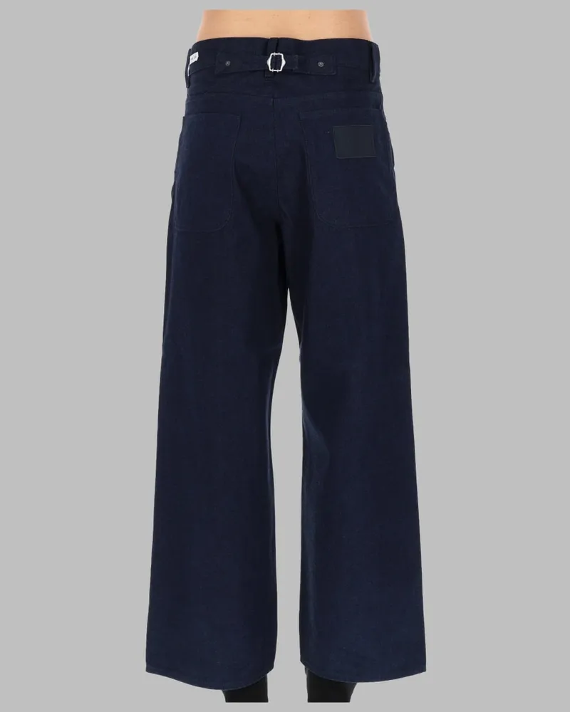 Sunflower Super Wide Cotton Jeans — Blue Blue