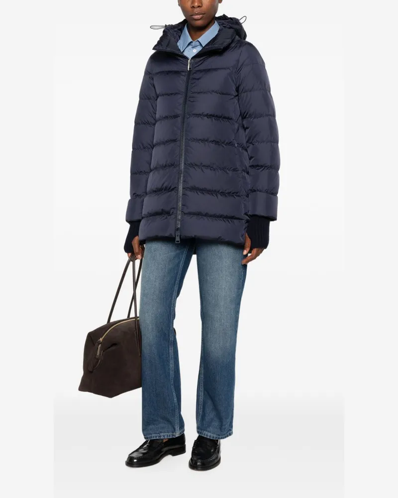 Herno Quilted Down Down Jacket — Navy Navy