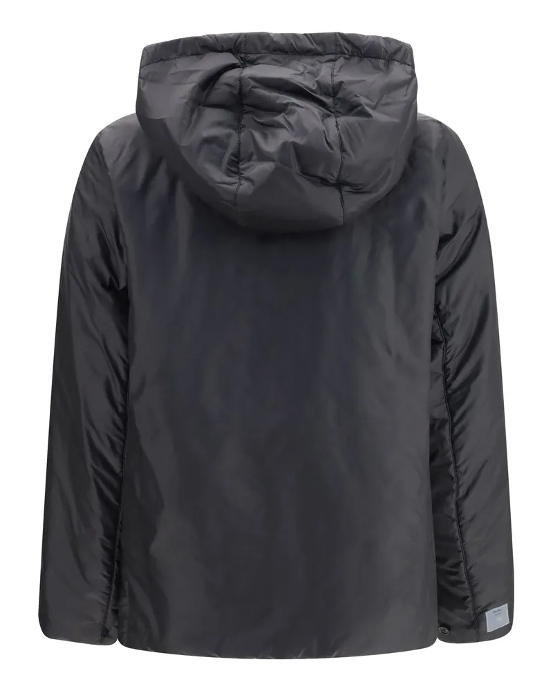 Max Mara Women's Hooded Padded Jacket Black Outer: Polyester Black