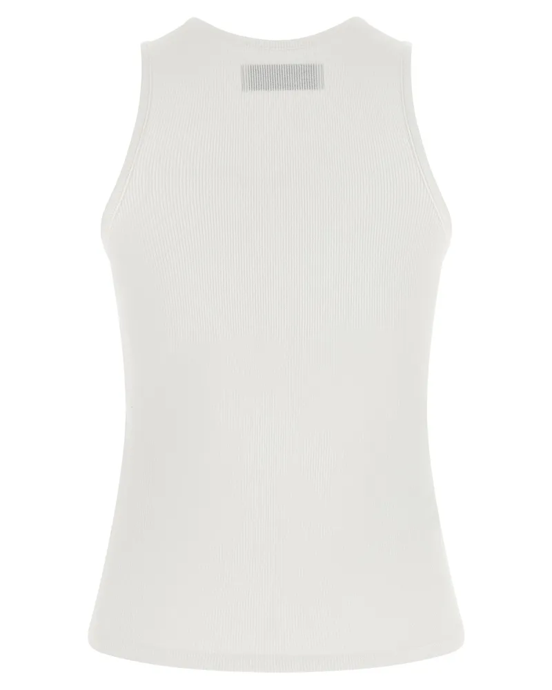 Vivienne Westwood Women's White Cotton Sleeveles T-Shirt White
