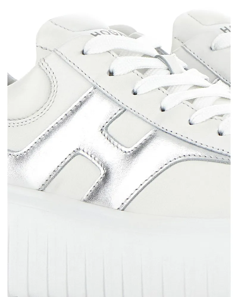 Hogan H-Stripes Sneaker — White White
