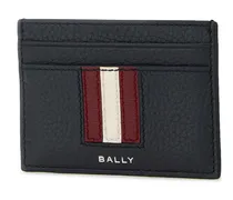 Men's Card Case Black Leather Wallet