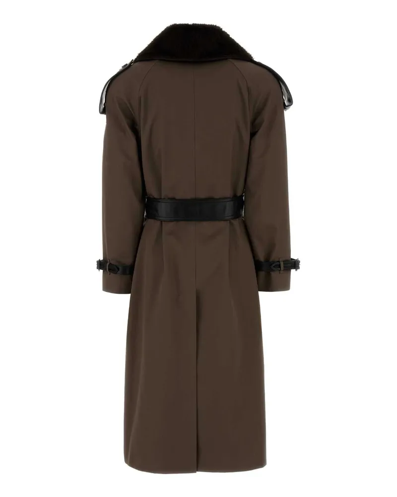 Burberry Trench Coat — Brown Brown