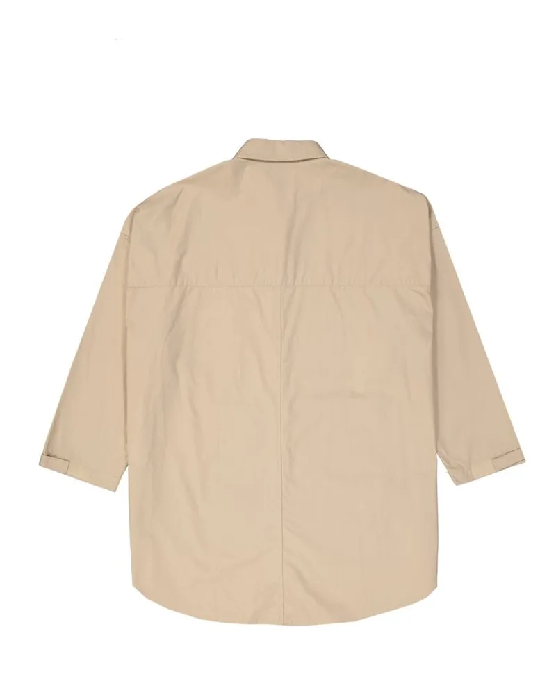 AMBUSH Men's Beige Cotton Coat Clothing Beige