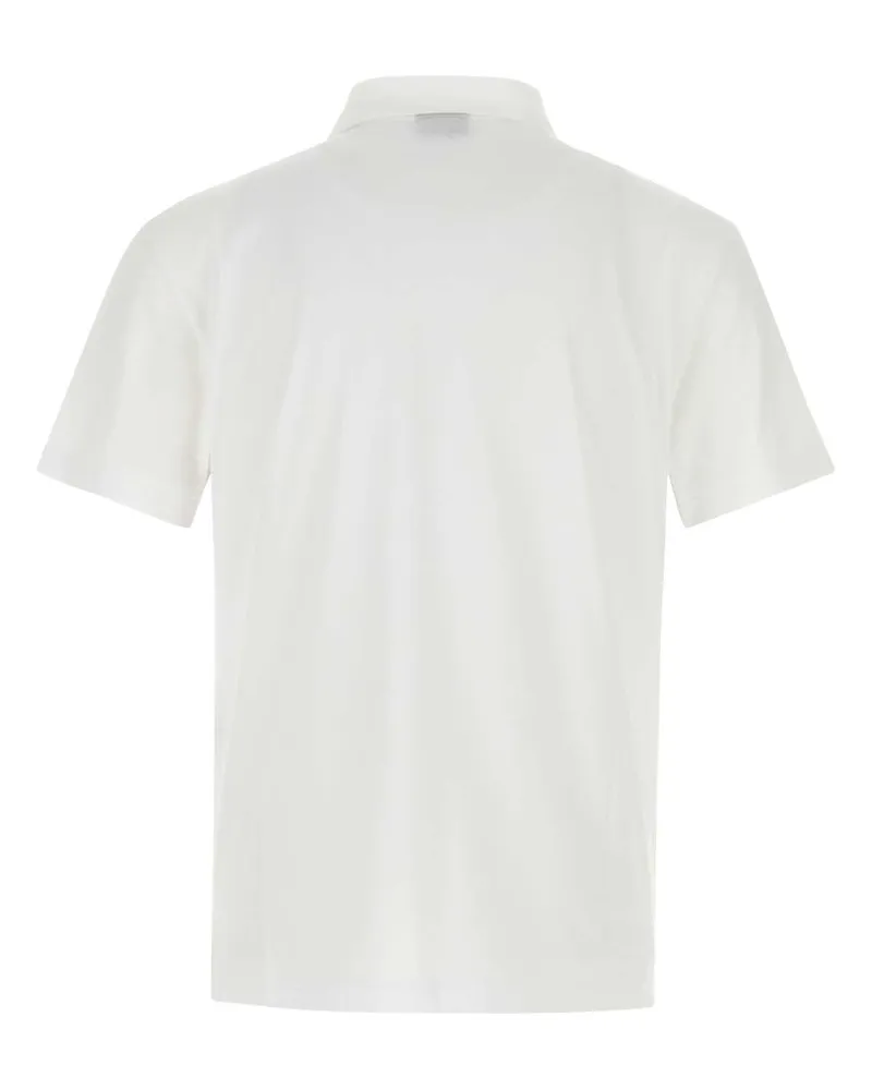 Gucci Men's Web-Striped Cotton Polo Shirt White White