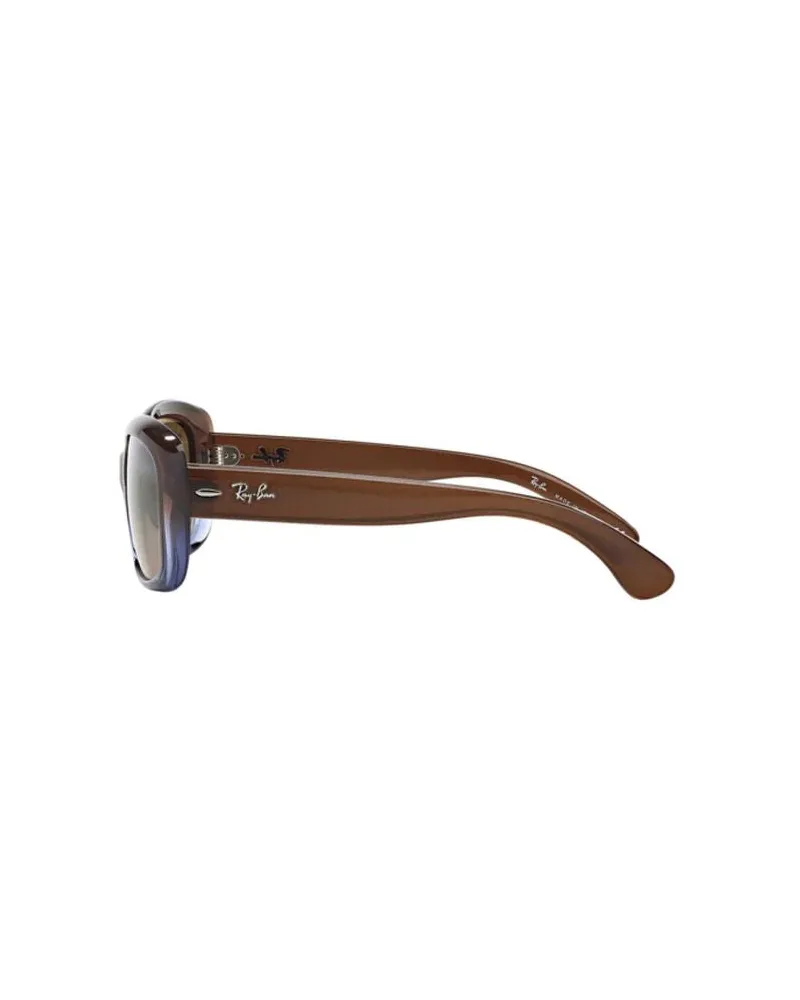 Ray Ban Women's Sunglasses Brown-Sky Blue Acetate Brown