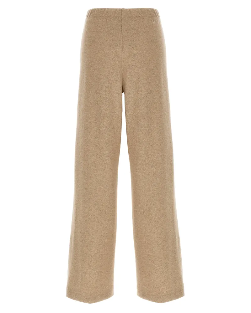 Max Mara Women's Beige Cashmere Casual Pants Beige