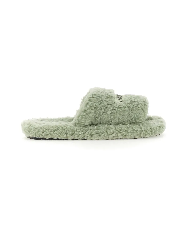 HINNOMINATE Eco-Friendly Fur Slipper — Green Green