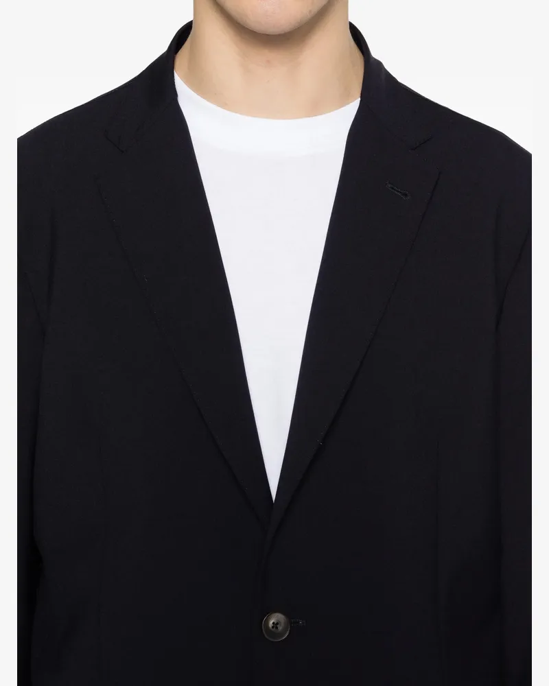 Herno Men's Single-Breasted Blazer Ss26 M Navy