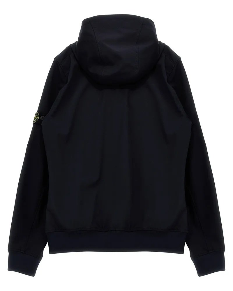 Stone Island Soft Shell with E.Dye® Technology Jacket — Black Black
