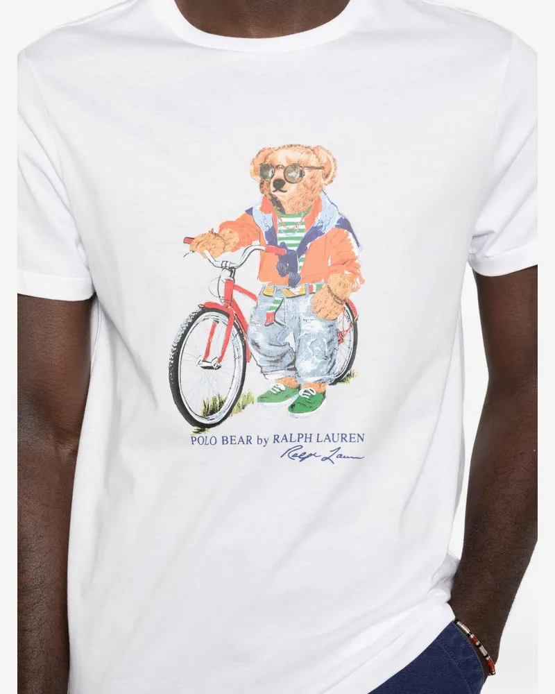 Ralph Lauren Graphic Print T-Shirt — White 