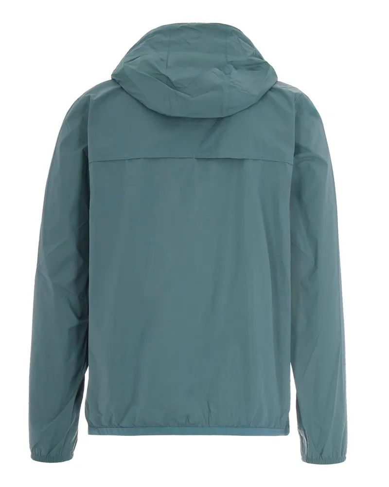 K-Way Men Short Jacket Claude Green Mine Recycled Nylon 