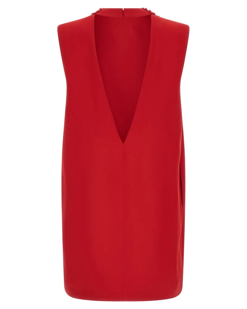 Valentino Garavani Solid Dress — Red Red