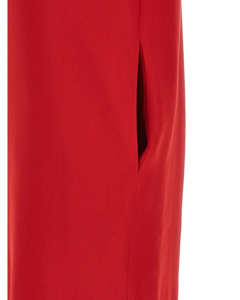 Valentino Garavani Solid Dress — Red Red