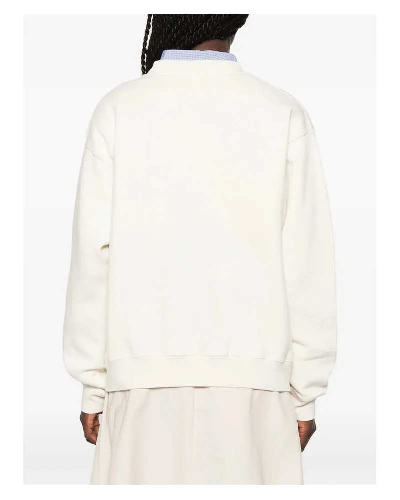 SPORTY & RICH Ecru Sweatshirt — Beige Beige