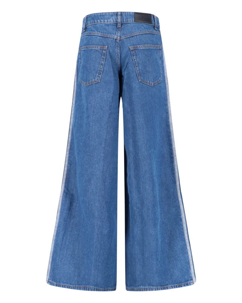 adidas Women's Jeans Blue Cotton Blue