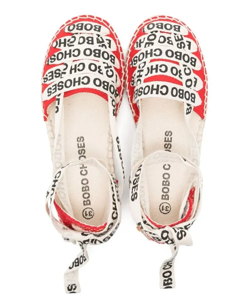 BOBO CHOSES Jute Espadrille — Red Red
