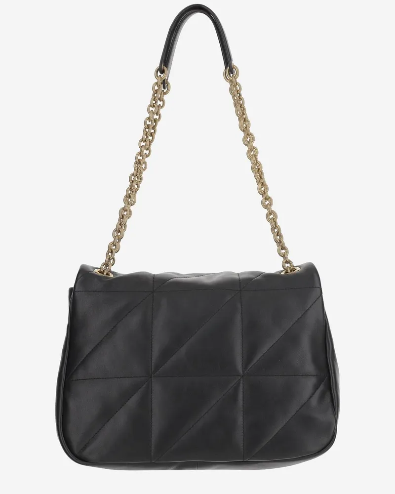 Saint Laurent Women's Medium Leather Bag Black Lambskin Shoulder Black