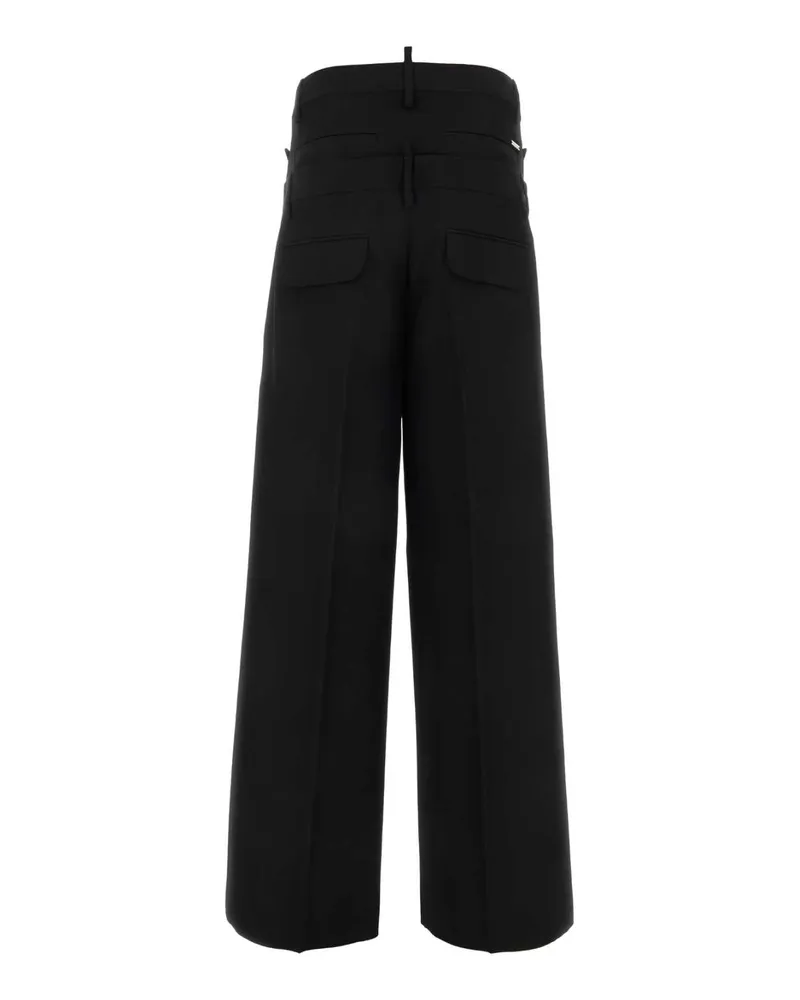 Dsquared2 Women's Pantalone Black Pantaloni Trousers Black