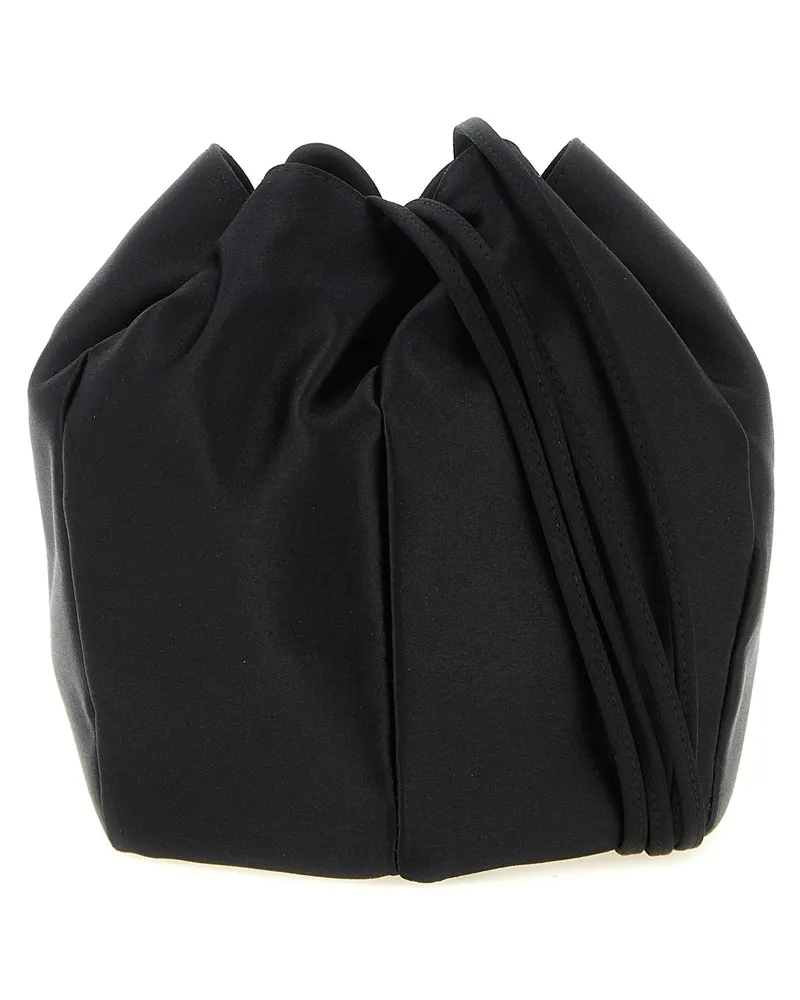 Prada Fabric Bucket Bag — Black Black