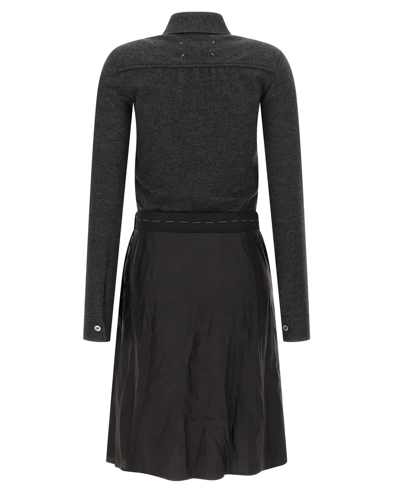 Maison Margiela Shirt Dress — Black Black