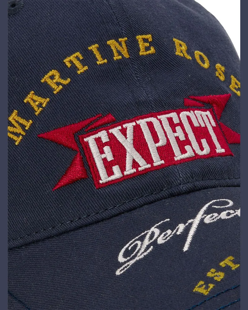 Martine Rose Men's Hat Navy Blue Cotton Navy