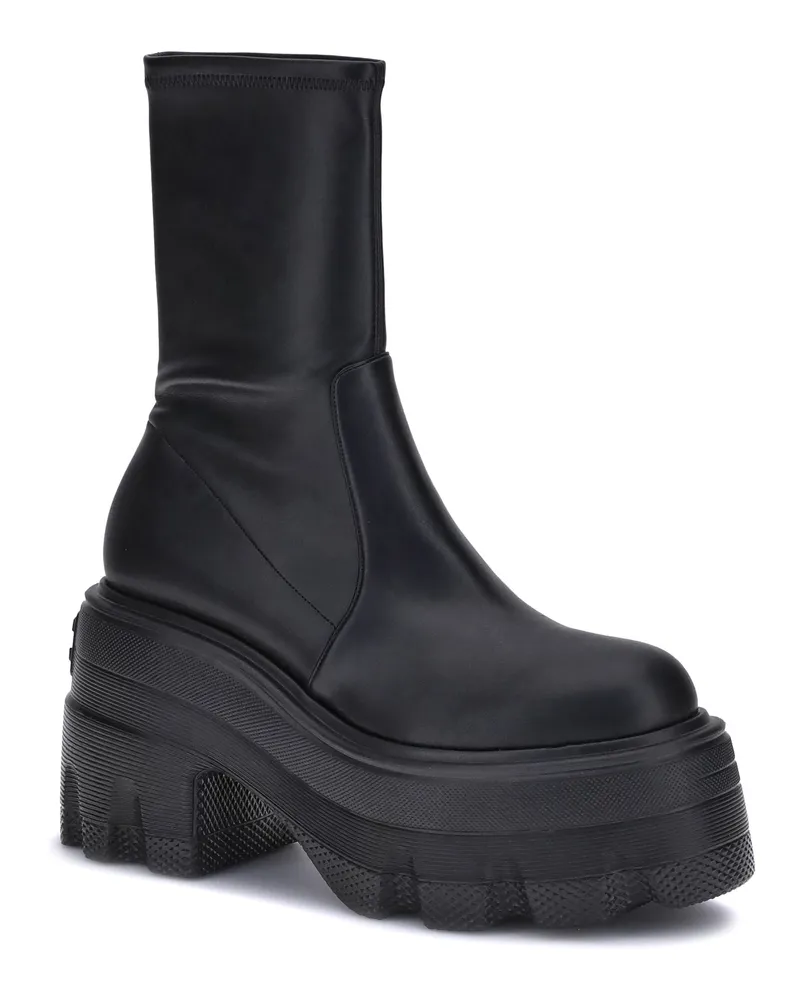 Casadei Women's Boots Black Polyamide Black